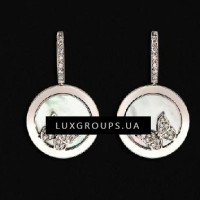 Серьги Carrera y Carrera Baile De Mariposas 18K White Gold Earrings with Mother of Pearl and Diamonds Серьги Carrera y Carrera Baile De Mariposas 18K White Gold Earrings with Mother of Pearl and Diamonds