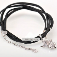 Подвеска Carrera y Carrera 18K White Gold Diamond Angels Heart Pendant