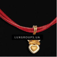 Підвіска Carrera y Carrera Angeles 18K Yellow Gold Necklace with Burgundy Leather Cord Підвіска Carrera y Carrera Angeles 18K Yellow Gold Necklace with Burgundy Leather Cord