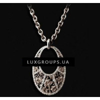Підвіска Carrera y Carrera Taj Mahal 18K White Gold Necklace with Diamonds