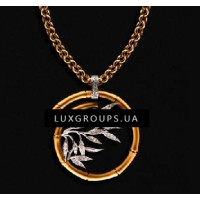 Подвеска Carrera y Carrera Bambu Mini 18K Yellow and White Gold Necklace with Diamonds Подвеска Carrera y Carrera Bambu Mini 18K Yellow and White Gold Necklace with Diamonds