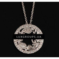 Подвеска Carrera y Carrera Aqua Maxi 18K White Gold Necklace with Diamonds