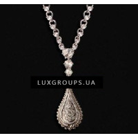 Колье Carrera y Carrera Alamar 18K White Gold Diamond Drop Necklace