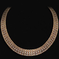 Кольє Carrera y Carrera Mosaico 18K Yellow and White Gold Necklace with Diamonds