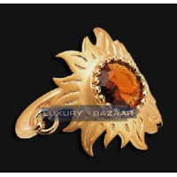 Carrera y Carrera Sol Y Sombra 18K Yellow Gold Ring with Citrine Carrera y Carrera Sol Y Sombra 18K Yellow Gold Ring with Citrine