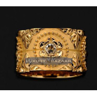 Carrera y Carrera Mosaico 18K Yellow Gold Ring with Diamonds Carrera y Carrera Mosaico 18K Yellow Gold Ring with Diamonds