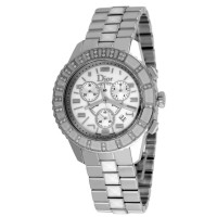 Chronograph Christal Diamond White Dial