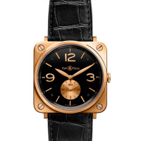 Bell &amp; Ross watches BR-S GOLD BLACK DIAL