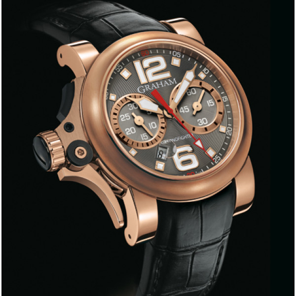 Chronofighter R.A.C Trigger red gold, Charcoal Rush