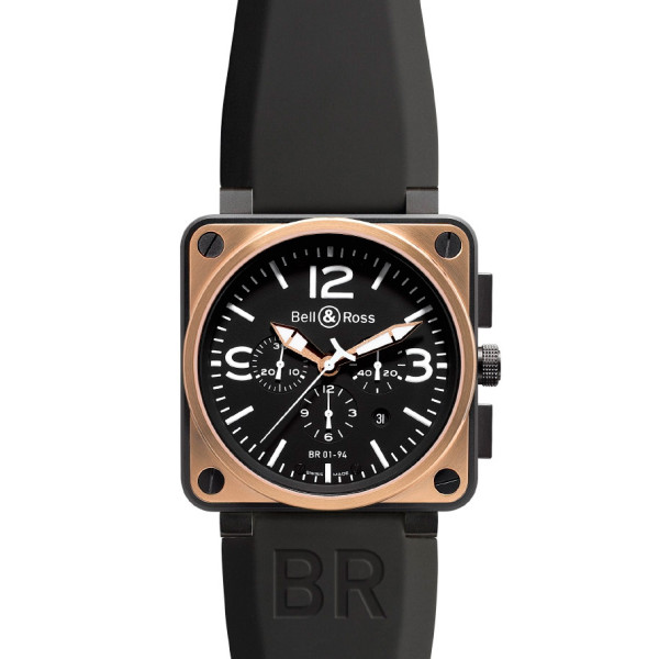 Bell & Ross watches BR 01-94 PINK GOLD & CARBON
