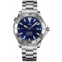 Omega  Seamaster Pro 300m (Blue / Steel / Sword Hands)