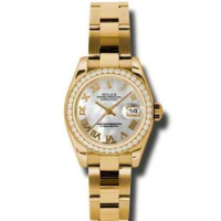 Rolex Datejust Lady President Yellow Gold - Diamond Bezel - Oyster