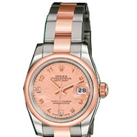 Rolex Oyster Perpetual Lady-Datejust Steel and Gold Pink Gold