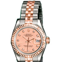 Rolex Oyster Perpetual Lady-Datejust Steel and Gold Pink Gold
