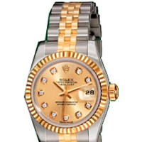 Rolex Oyster Perpetual Lady-Datejust зі сталі та золота з жовтого золота