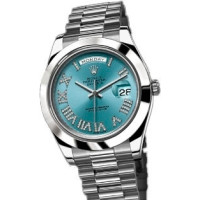 Rolex Day-Date II 41mm Platinum IceBlue Diamonds