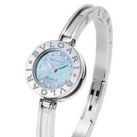 Жіночий годинник Bvlgari B.zero1 Diamond Blue Mother-of-pearl Steel Bangle