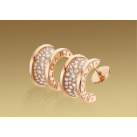 Сережки Bulgari B.Zero1, рожеве золото, діаманти