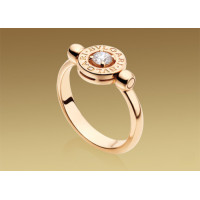 Перстень Bulgari Bulgari рожеве золото, діамант