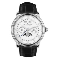 Blancpain Watch Chronograph Monopusher Complete Calendar Moon Phases