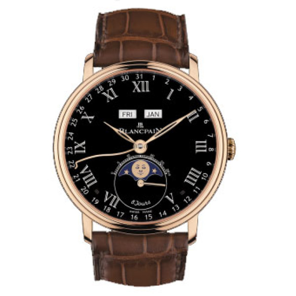 Blancpain Watch Moon Phase Complete Calendar `8 Jours`
