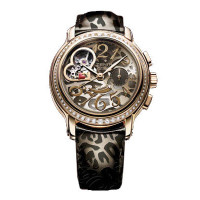 Zenith Star Open Wild Heart (RG-Diamonds / Leopard / Strap)