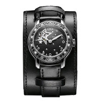 Zenith Baby Star Open Glam Rock (SS-Diamonds / Black / Leather) Zenith Baby Star Open Glam Rock (SS-Diamonds / Black / Leather)