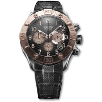 Zenith Defy Classic T Chrono Aero (RG-SS / чорний / шкіра) Zenith Defy Classic T Chrono Aero (RG-SS / чорний / шкіра)