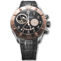 Zenith Defy Classic T Open (RG-SS / чорний / шкіра)