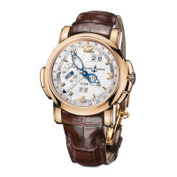 Ulysse Nardin GMT +/- Perpetual Calendar Limited (RG / White / Leather)