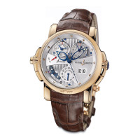 Ulysse Nardin Sonata Cathedral Dual Time (RG / White / Leather)