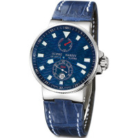 Ulysse Nardin Maxi Marine Chronometer (Steel / Blue / Leather)
