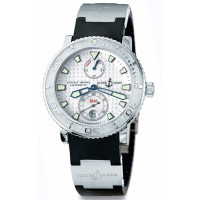 Ulysse Nardin Marine Diver Chronometer (Steel / White / Rubber) Ulysse Nardin Marine Diver Chronometer (Steel / White / Rubber)
