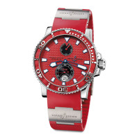 Ulysse Nardin Maxi Marine Diver (Steel / Red / Rubber)