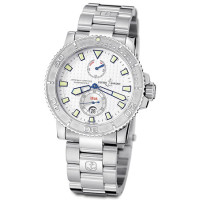 Ulysse Nardin Maxi Marine Diver Chronometer (Steel / White / Steel) Ulysse Nardin Maxi Marine Diver Chronometer (Steel / White / Steel)