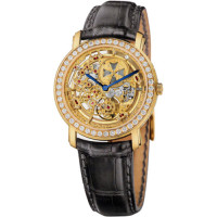 Vacheron Constantin Malte Openworked (18kt YG / Diamonds / Leather)