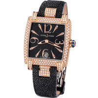 Ulysse Nardin Caprice (RG-Diamonds / Black / Galusha Strap)
