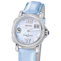 Ulysse Nardin GMT± Big Date Ladies (Leather / Blue / Diamonds)
