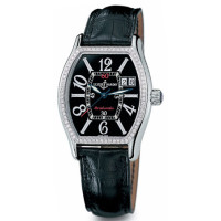 Ulysse Nardin Michelangelo Big Date (SS / Black / Diamonds / Leather)