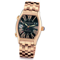 Ulysse Nardin Michelangelo UTC Dual Time (RG / Black / Roman / RG)