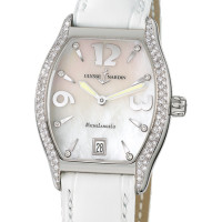 Ulysse Nardin Michelangelo Midsize (SS / MOP / Diamonds / Leather)