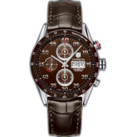 Tag Heuer Carrera Automatic Chronograph Day-date (SS / коричневий / шкіра) Tag Heuer Carrera Automatic Chronograph Day-date (SS / коричневий / шкіра)