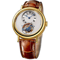 Breguet watches Grande Complication Tourbillon (YG / Silver / Leather)
