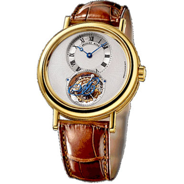 Breguet watches Grande Complication Tourbillon (YG / Silver / Leather)