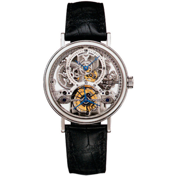 Breguet watches Grande Complication Tourbillon (Platinum / Openworked / Leather)