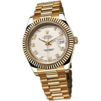 Rolex Day-Date II 41mm Yellow Gold Ivory