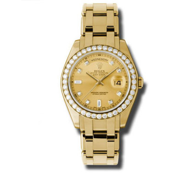 Rolex Day-Date 39mm Special Edition Yellow Gold Masterpiece