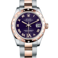 Rolex Datejust 31 мм - сталь і золото, рожеве золото - безель 24 діаметра - устричний Rolex Datejust 31 мм - сталь і золото, рожеве золото - безель 24 діаметра - устричний