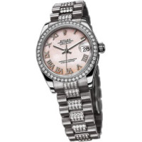 Rolex Datejust 31mm - Platinum - Diamond Bezel- Diamond President