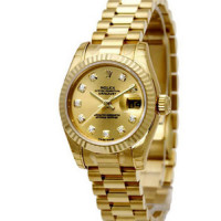 Rolex Datejust 31mm - President Yellow Gold - Fluted Bezel